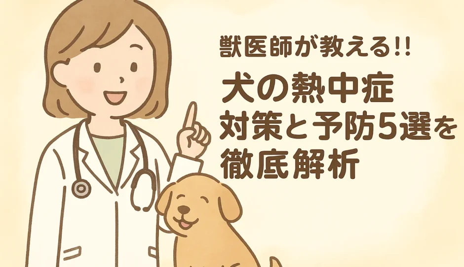 獣医師が教える!!犬の熱中症対策と予防5選を徹底解析