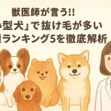 【最新】獣医師が言う!!「小型犬」で抜け毛が多い犬種ランキング5を徹底解析