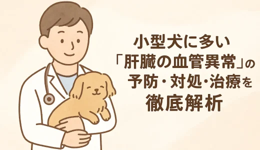 【最新】獣医師が言う!!小型犬に多い「肝臓の血管異常」の予防･対処･治療を徹底解析