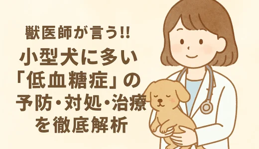 最新】獣医師が言う!!小型犬に多い「低血糖症」の予防･対処･治療を徹底解析