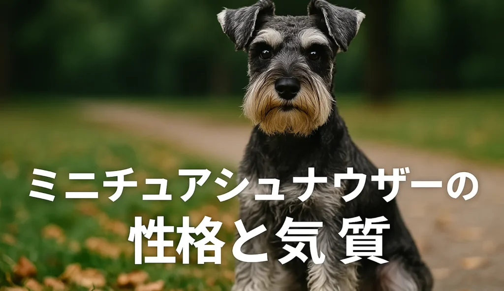 ミニチュアシュナウザーの性格と気質