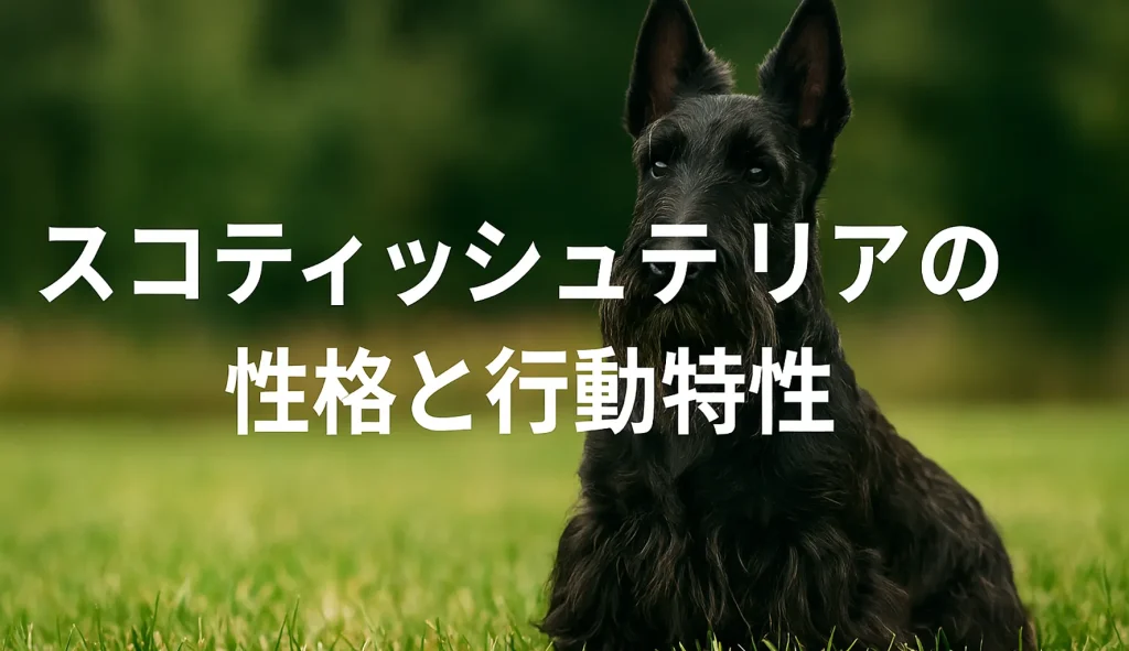 スコティッシュテリアの性格と行動特性