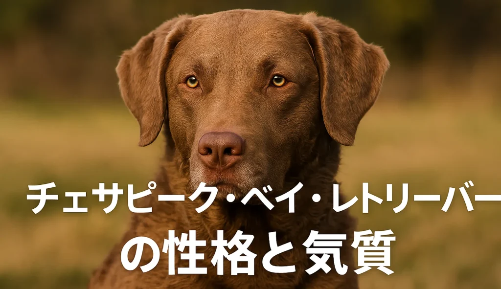 チェサピーク・ベイ・レトリーバーの性格と気質