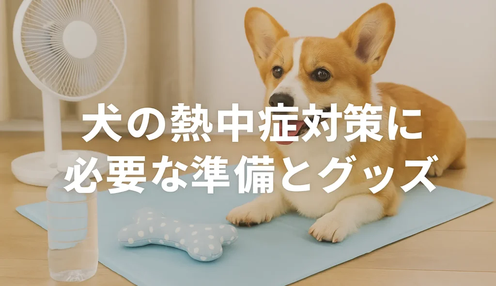 犬の熱中症対策に必要な準備とグッズ