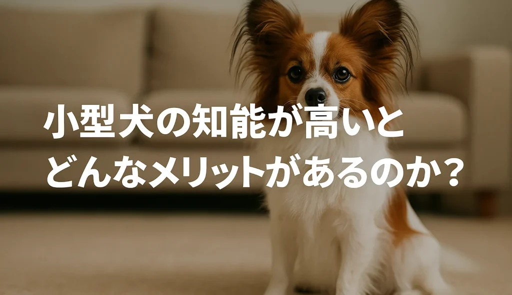 小型犬の知能が高いとどんなメリットがあるのか?