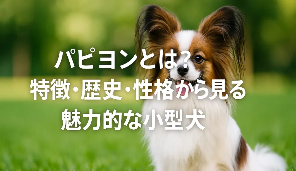 パピヨンとは?特徴・歴史・性格から見る魅力的な小型犬