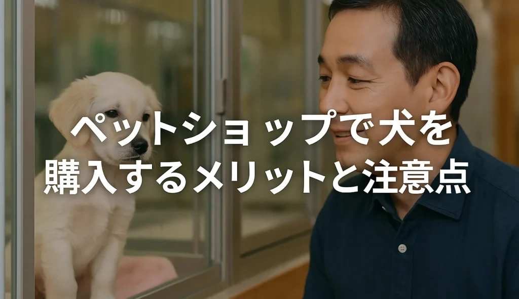 ペットショップで犬を購入するメリットと注意点