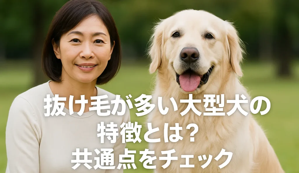 抜け毛が多い大型犬の特徴とは?共通点をチェック