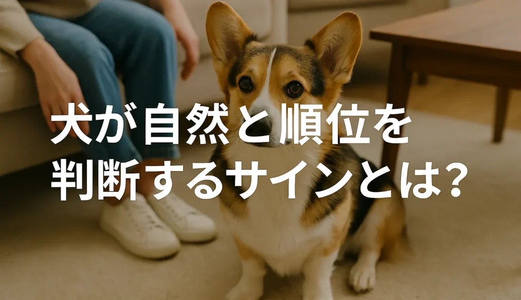 犬が自然と順位を判断するサインとは？