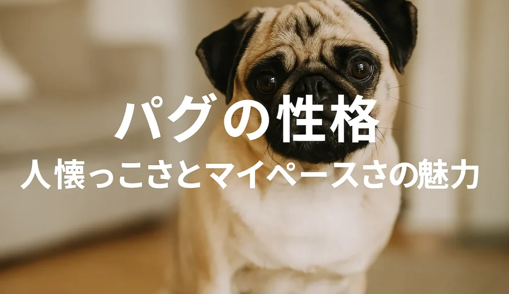 パグの性格|人懐っこさとマイペースさの魅力