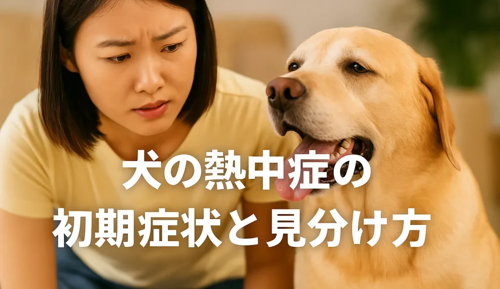 犬の熱中症の初期症状と見分け方