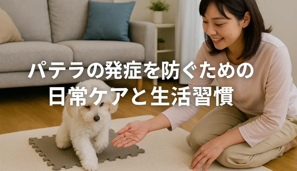 パテラの発症を防ぐための日常ケアと生活習慣