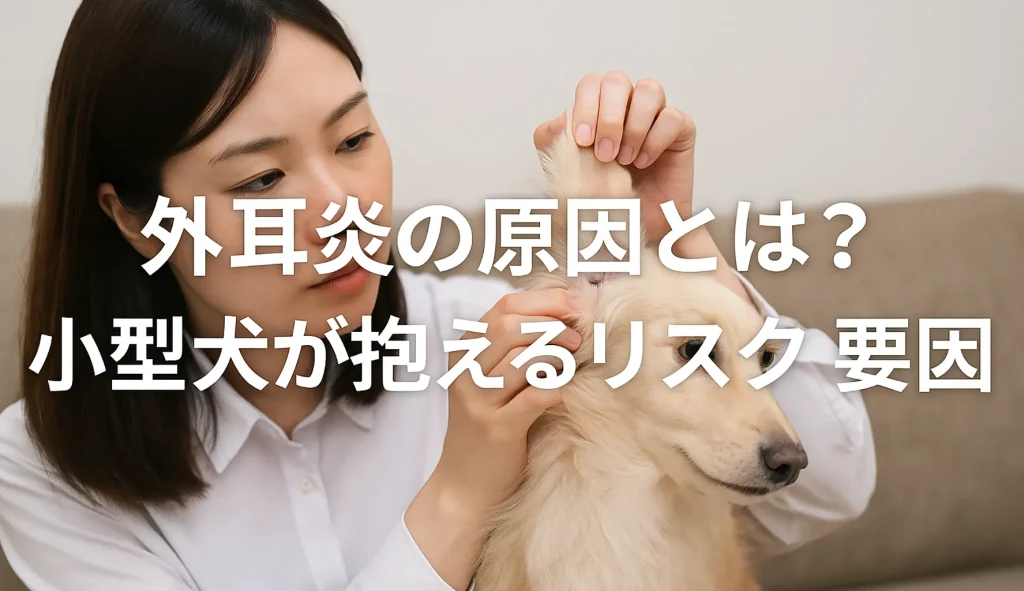 外耳炎の原因とは?小型犬が抱えるリスク要因