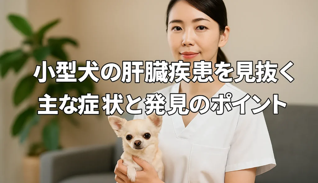 小型犬の肝臓疾患を見抜く!主な症状と発見のポイント