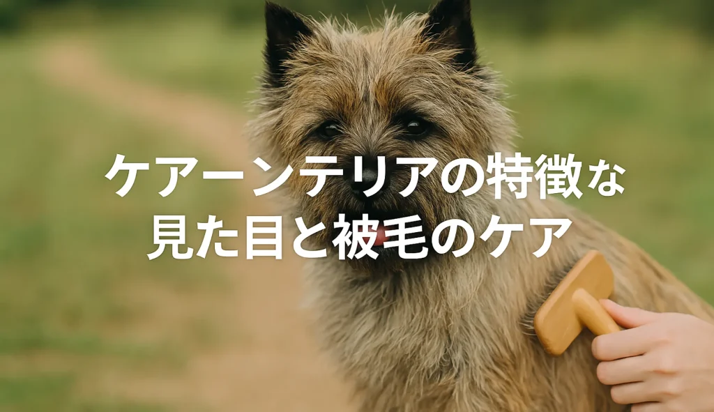 ケアーンテリアの特徴的な見た目と被毛のケア