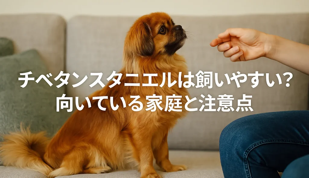 チベタンスタニエルは飼いやすい?向いている家庭と注意点