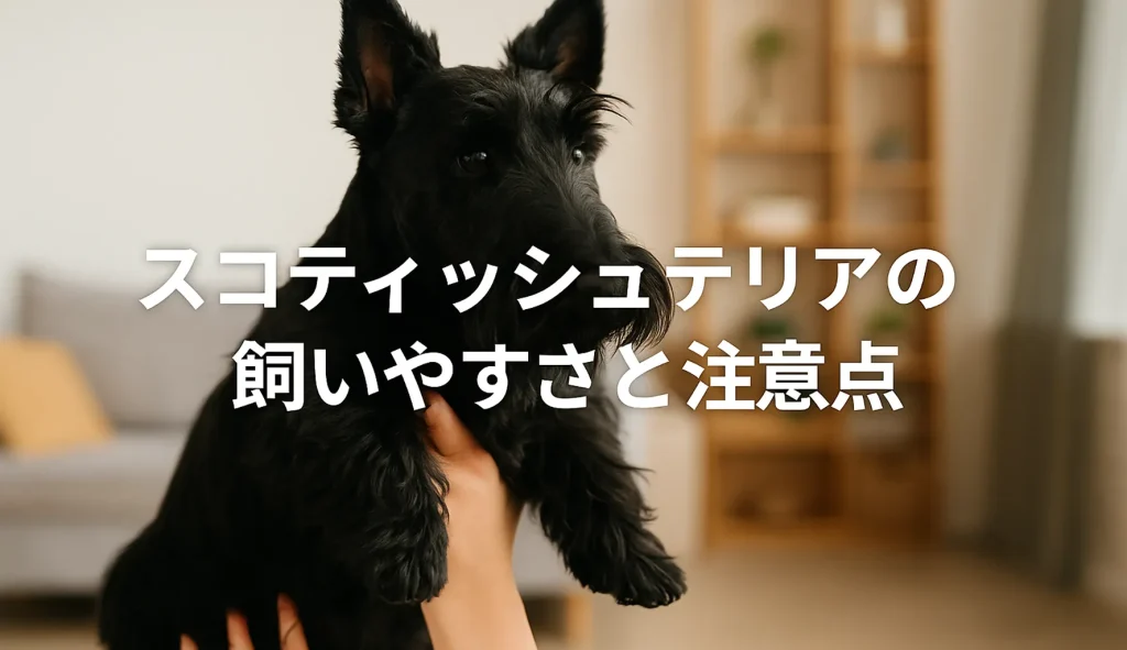 スコティッシュテリアの飼いやすさと注意点
