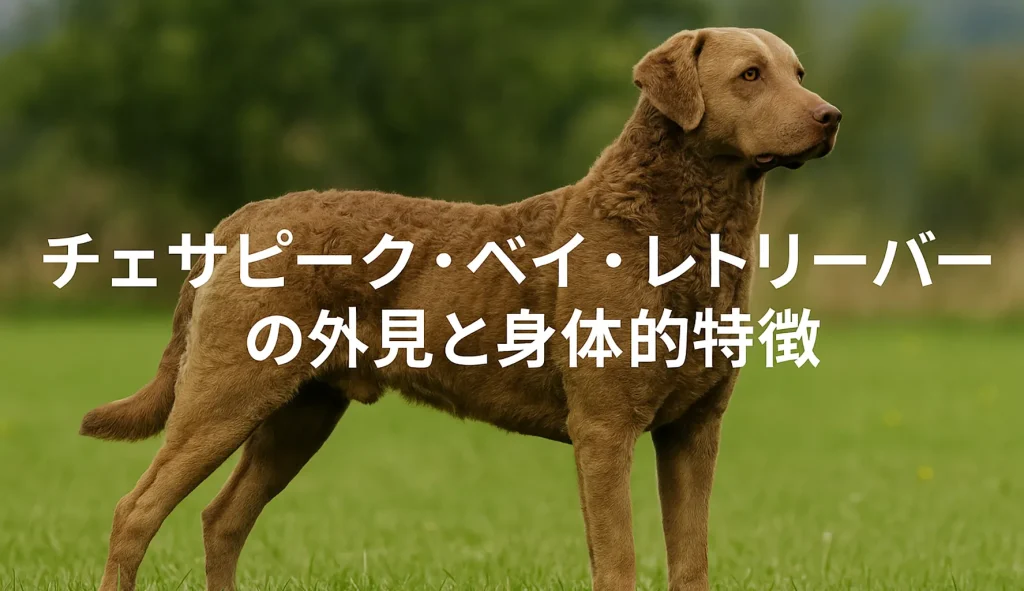 チェサピーク・ベイ・レトリーバーの外見と身体的特徴