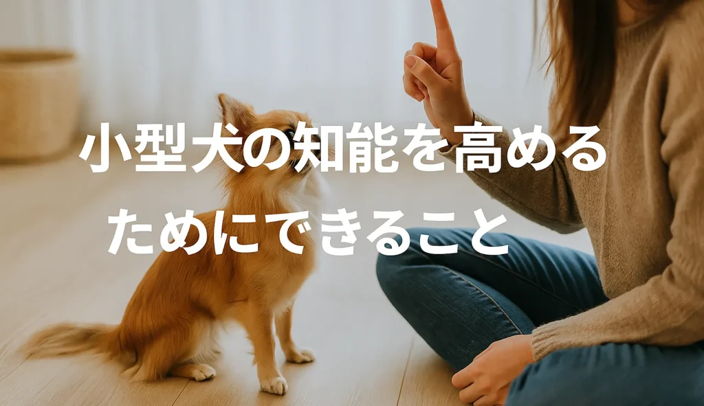 小型犬の知能を高めるためにできること