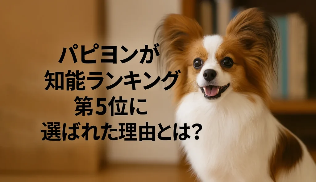 パピヨンが知能ランキング第5位に選ばれた理由とは?