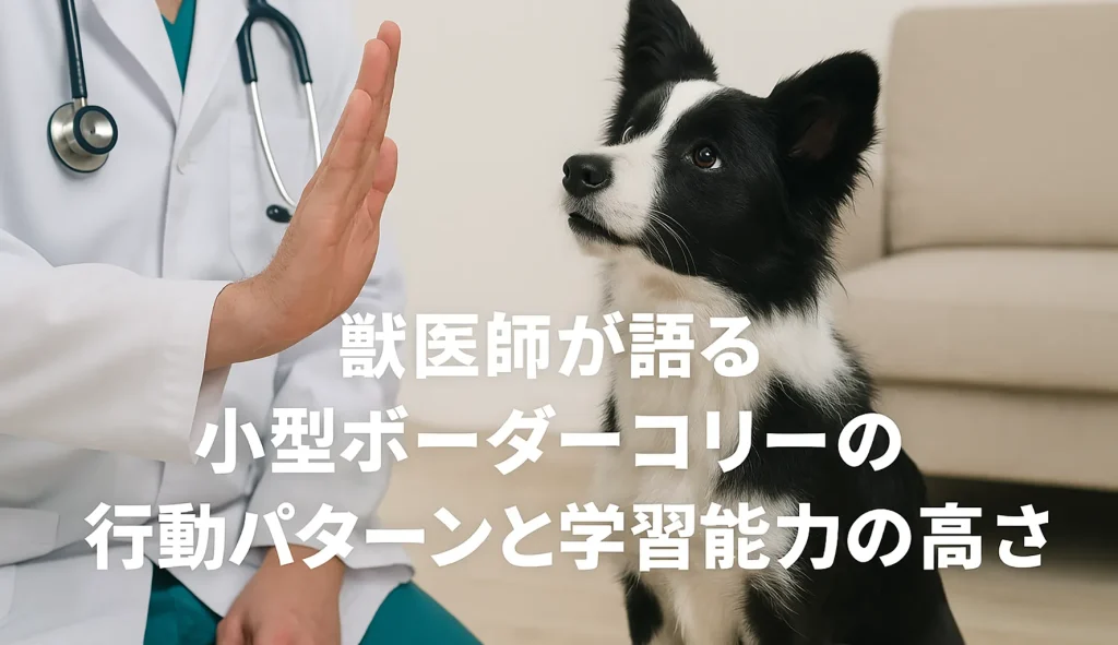 獣医師が語る、小型ボーダーコリーの行動パターンと学習能力の高さ