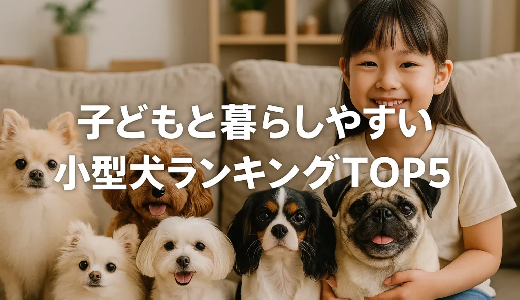 子どもと暮らしやすい小型犬ランキングTOP5