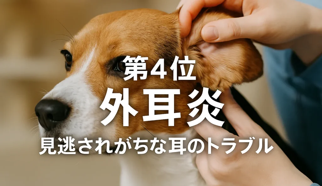 第4位「外耳炎」~見逃されがちな耳のトラブル~