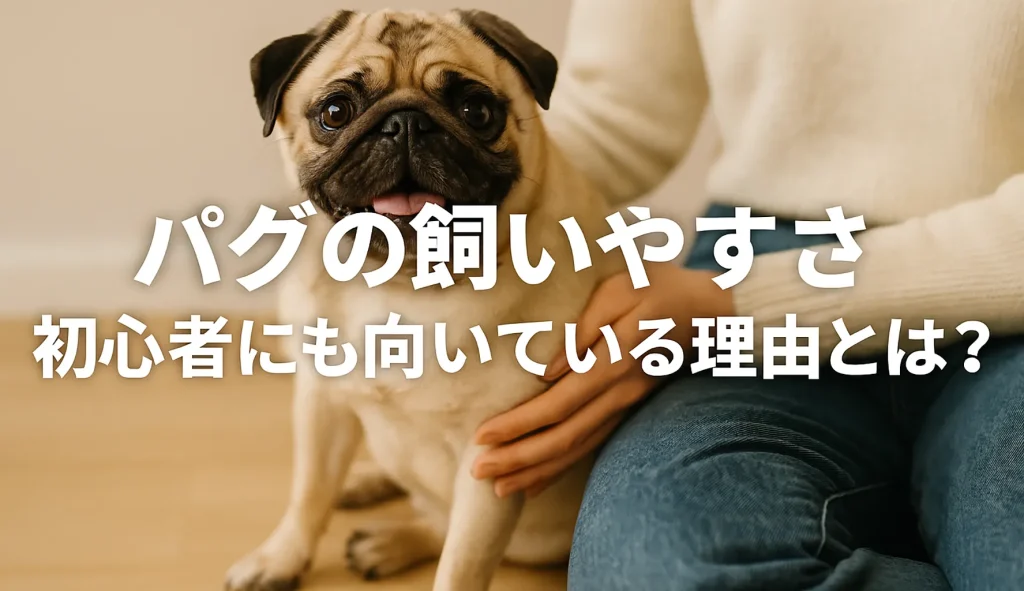 パグの飼いやすさ|初心者にも向いている理由とは?