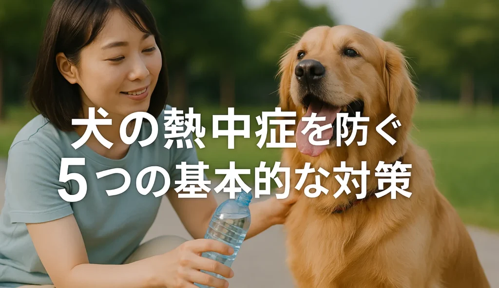 犬の熱中症予防に役立つアイテムと使い方