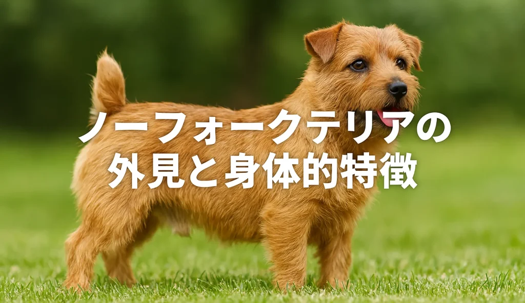ノーフォークテリアの外見と身体的特徴