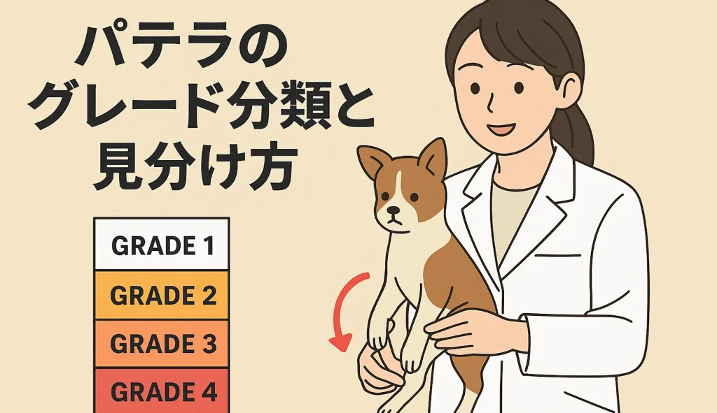 パテラのグレード分類と見分け方
