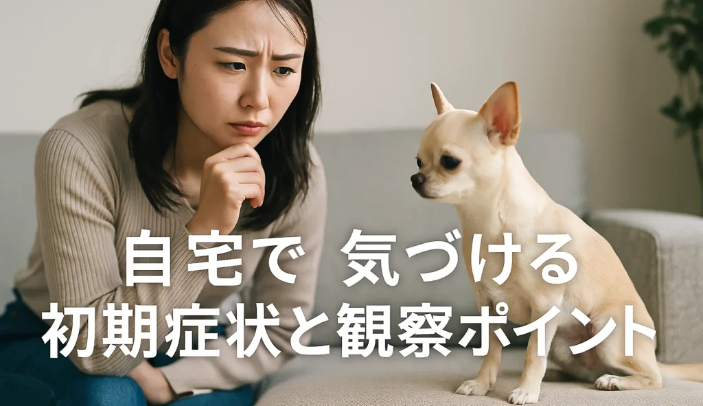 自宅で気づける初期症状と観察ポイント