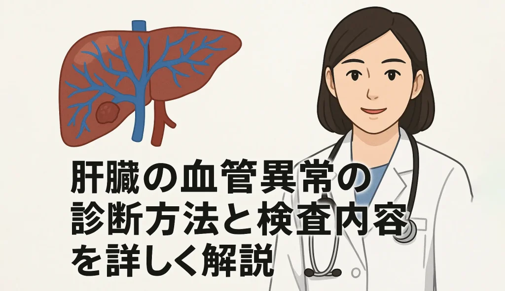 肝臓の血管異常の診断方法と検査内容を詳しく解説