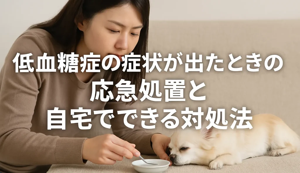 低血糖症の症状が出たときの応急処置と自宅でできる対処法