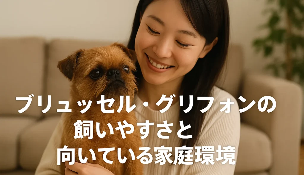 ブリュッセル・グリフォンの飼いやすさと向いている家庭環境
