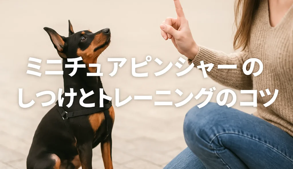 ミニチュアピンシャーのしつけとトレーニングのコツ