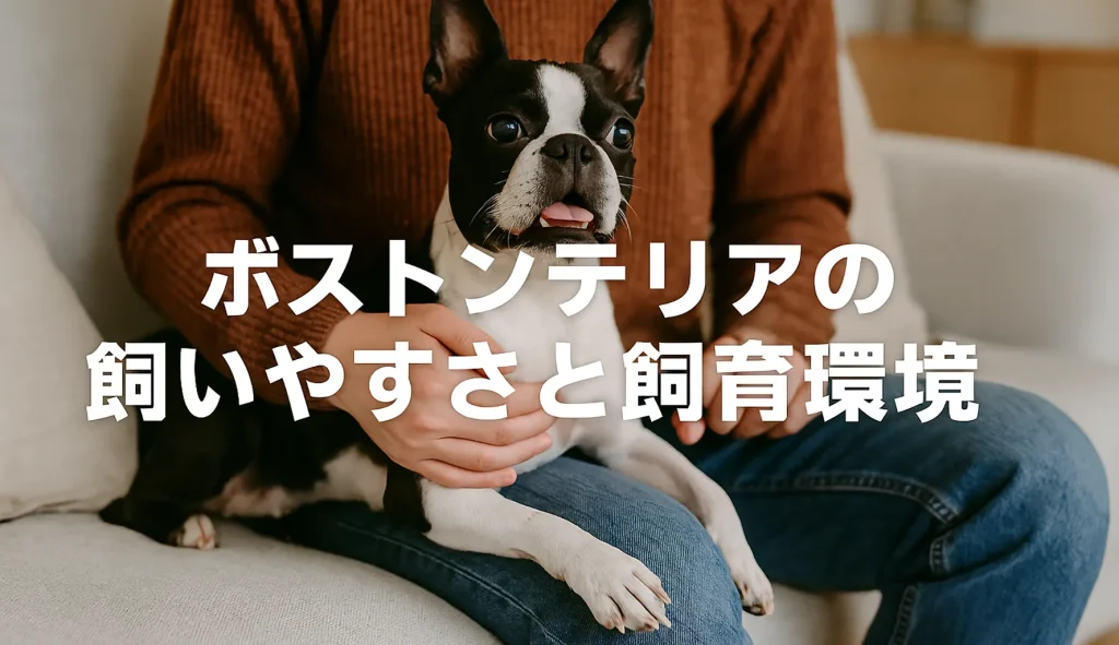 ボストンテリアの飼いやすさと飼育環境