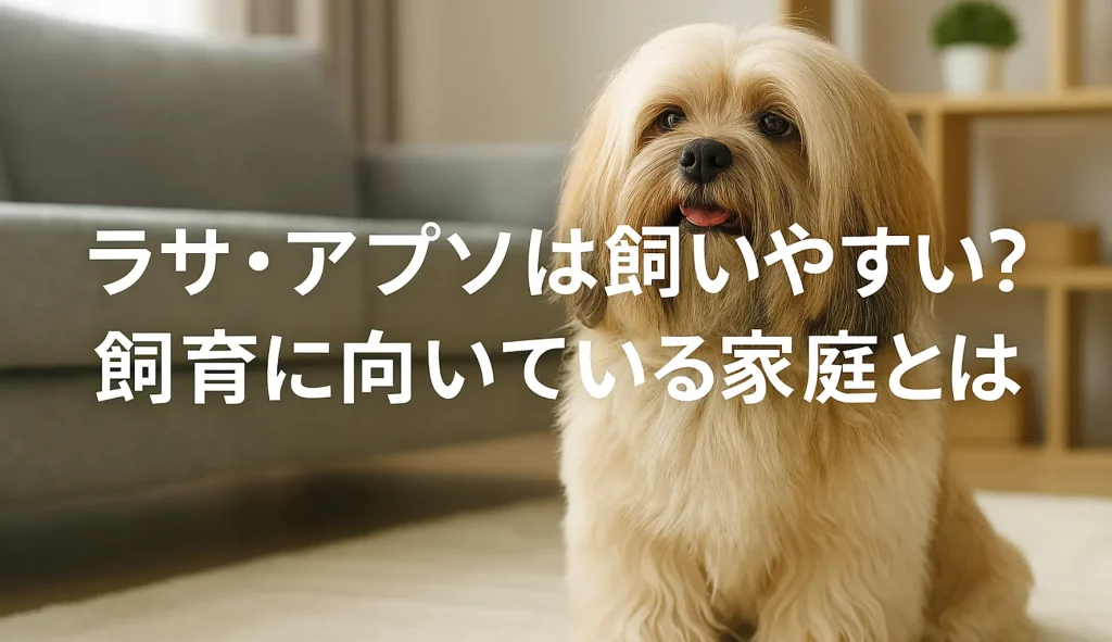ラサ・アプソは飼いやすい?飼育に向いている家庭とは