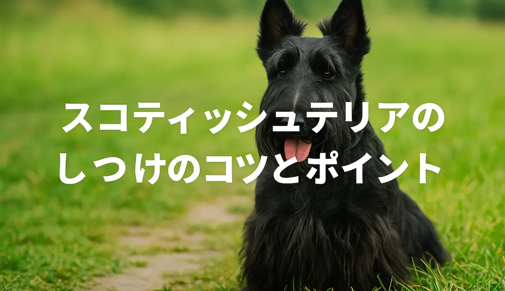 スコティッシュテリアのしつけのコツとポイント