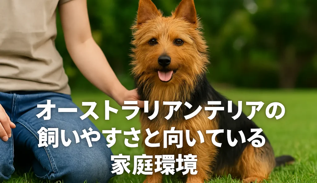 オーストラリアンテリアの飼いやすさと向いている家庭環境