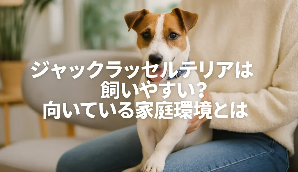 ジャックラッセルテリアは飼いやすい?向いている家庭環境とは