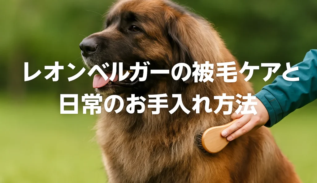 レオンベルガーの被毛ケアと日常のお手入れ方法