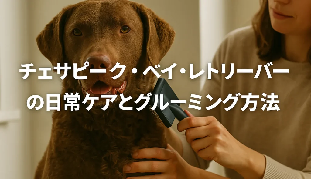 チェサピーク・ベイ・レトリーバーの日常ケアとグルーミング方法