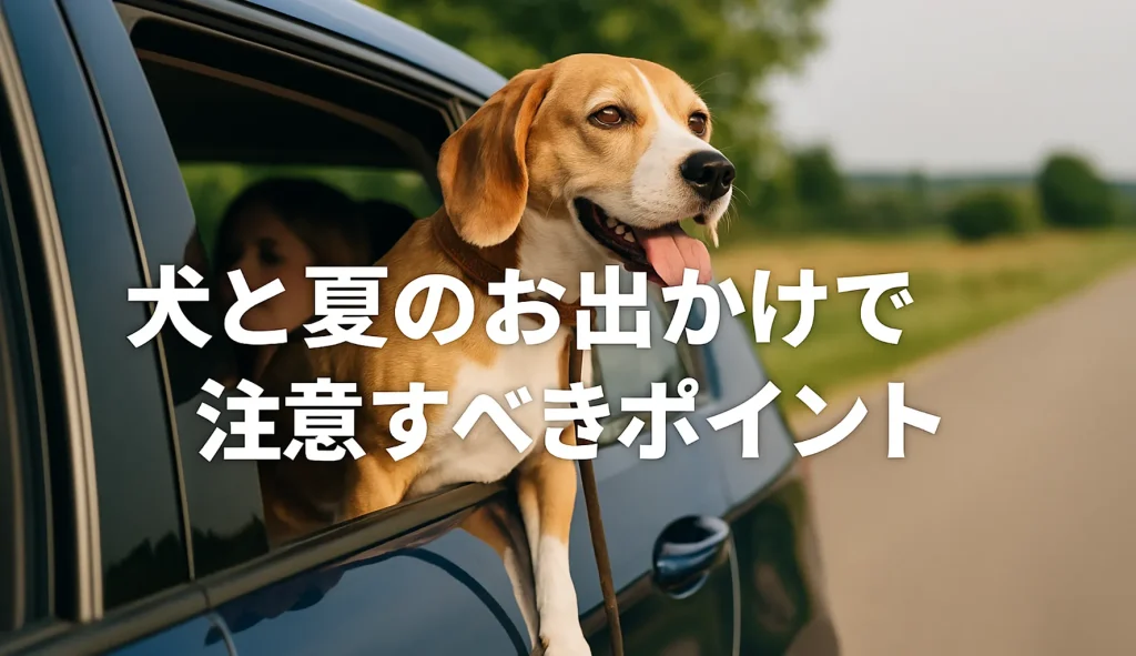 犬と夏のお出かけで注意すべきポイント
