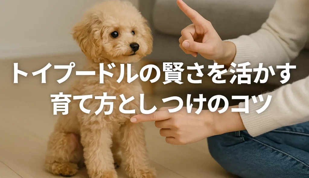 トイプードルの賢さを活かす育て方としつけのコツ