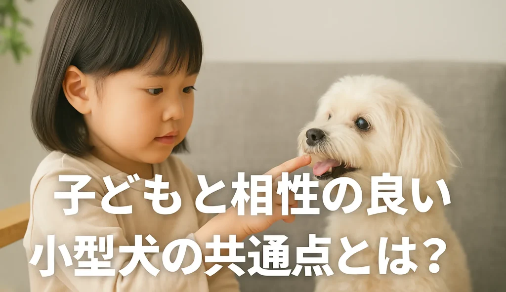 子どもと相性の良い小型犬の共通点とは?