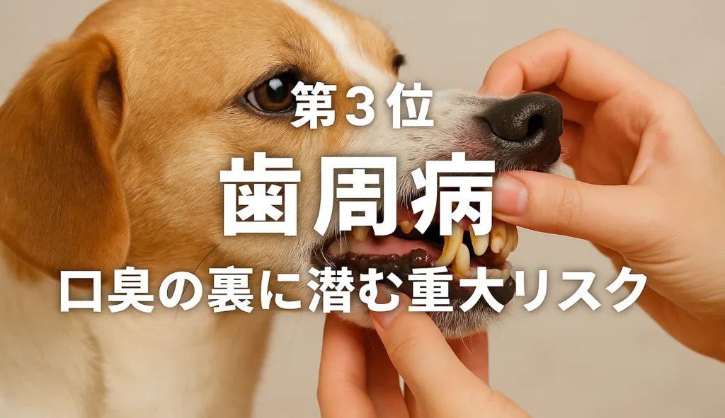 第3位「歯周病」~口臭の裏に潜む重大リスク~