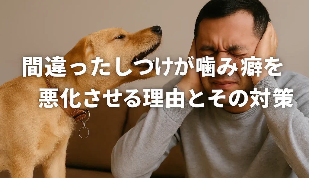 間違ったしつけが噛み癖を悪化させる理由とその対策