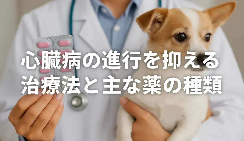 心臓病の進行を抑える治療法と主な薬の種類