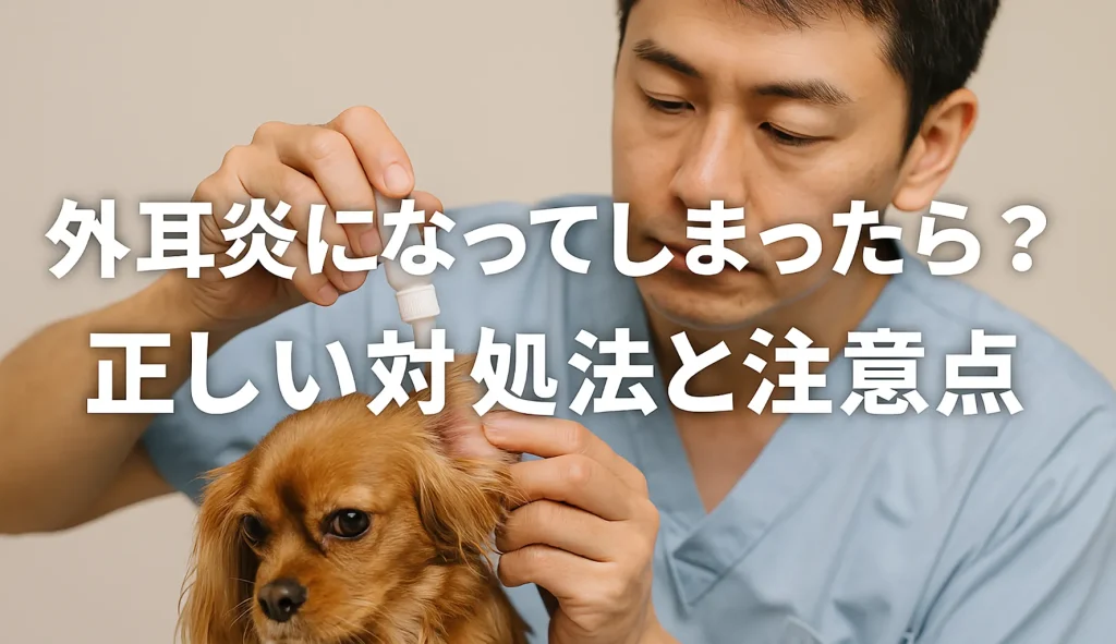 外耳炎になってしまったら?正しい対処法と注意点
